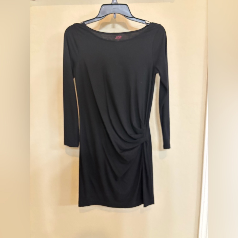 Joe Fresh Black Long Sleeve Dress Sz Sm